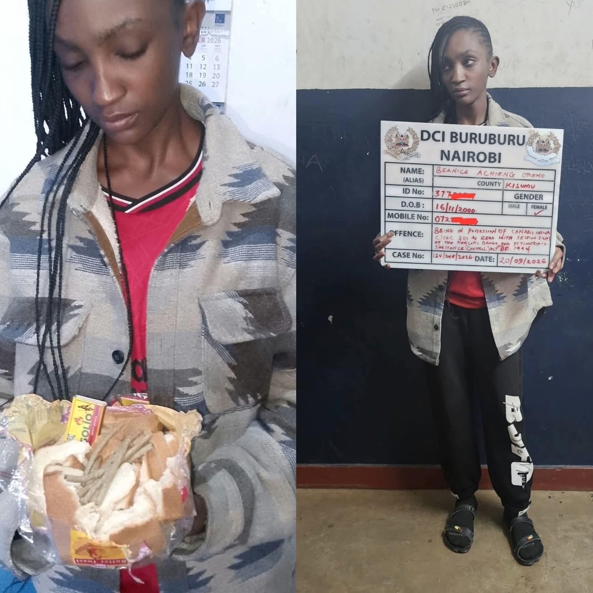 Kenyan Woman Arrested After Police Say Bhang Was Hidden in Bread at Nairobi Station