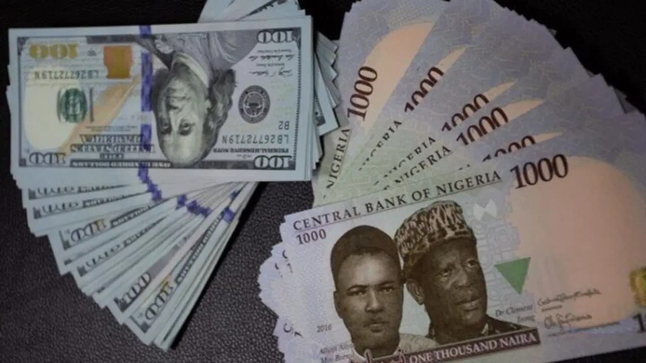 Naira Official Rate Edges Up to 1,329.80/$1; Parallel Market Near 1,389/$1